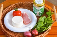 Cơm Thịt Bằm Đậu Hũ Cà Chua Cho Bé Ăn Dặm