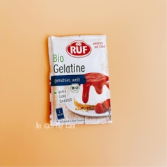 Gelatin hữu cơ dạng bột Ruf và dạng lá Ewald