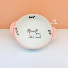 Bát sứ ăn dặm có tay cầm