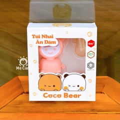 Túi nhai chống hóc Misuta/Coco Bear cho bé tập nhai