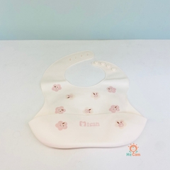 Yếm ăn dặm silicone Misan dáng cong