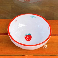 Đĩa sứ tròn mini in hình