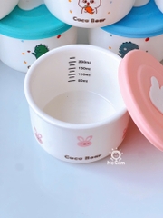 Hũ sứ chia vạch Coco Bear