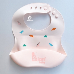 Yếm silicone Coco Bear dáng cong cho bé ăn dặm