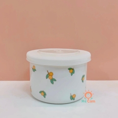 Hũ sứ chia vạch ml có nắp đậy Lion Baby