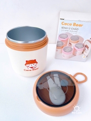 Bình ủ cháo giữ nhiệt lòng inox 316 Coco Bear