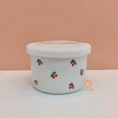 Hũ sứ chia vạch ml có nắp đậy Lion Baby