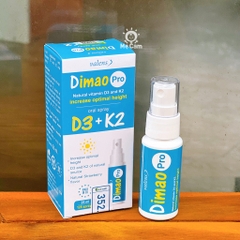 Vitamin D3K2 Dimao Pro dạng xịt tăng chiều cao