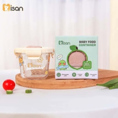 Hũ thuỷ tinh chia vạch Misan nắp lock