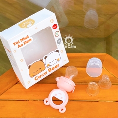 Túi nhai chống hóc Misuta/Coco Bear cho bé tập nhai