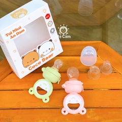 Túi nhai chống hóc Misuta/Coco Bear cho bé tập nhai