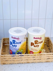 Bánh gạo Babba's Baby Malaysia cho bé từ 6 tháng