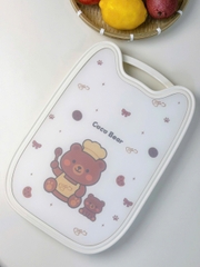 Bộ dao thớt inox Coco Bear 5 món