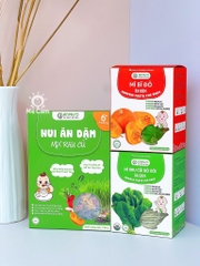 Mì ăn dặm Anpaso rau cải bó xôi và bí đỏ cho bé từ 6 tháng