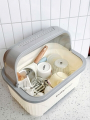 Khay úp chén bát ăn dặm Babyboo