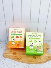 Mì ăn dặm Anpaso rau cải bó xôi và bí đỏ cho bé từ 6 tháng