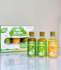 Set dầu oliu, óc chó, cá hồi Anpaso 50ml