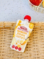 Túi dinh dưỡng Custard Heinz 120g cho bé từ 6m