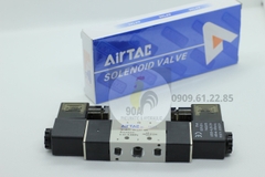 Van điện từ solenoid 5/2 khí nén 2 đầu điện 2 vị trí ren 13 4v220 Airtac