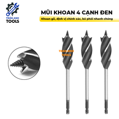 Mũi khoan gỗ xoắn dài chuôi lục giác
