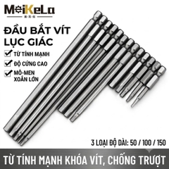 Bộ mũi lục giác chuôi 1/4 50mm-150mm