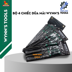 Bộ Dũa Đa Năng 4 Món Wynn’s – Cán Nhựa Dẻo Êm Tay, Dũa Chính Xác Trên Kim Loại, Gỗ, Nhựa