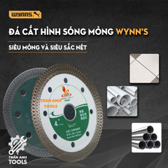 Lưỡi cắt đa năng Wynn's 107mm cắt gạch men, đá ceramic hoa cương, sắt, gỗ siêu mỏng siêu ngọt, đá cắt đa năng độ bền cao