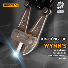 Kềm Cộng Lực Cỡ Đại Wynn's – Tay Dài, Cắt Ngọt, Lưỡi Siêu Bền, Dụng Cụ Cắt Kim Loại Chuyên Dụng, Bền & Mạnh Mẽ