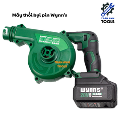 Máy thổi bụi pin Wynn's 20V dùng pin chân phổ thông động cơ đôi không chổi than, Máy hút thổi bụi 2 trong 1 công nghiệp