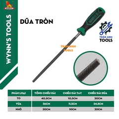 Bộ Dũa Đa Năng 4 Món Wynn’s – Cán Nhựa Dẻo Êm Tay, Dũa Chính Xác Trên Kim Loại, Gỗ, Nhựa