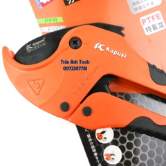 Dao cắt ống nhựa PVC PE 42mm Kapusi Japan cao cấp siêu sắc, kéo cắt ống nhựa chuyên dụng nhật bản