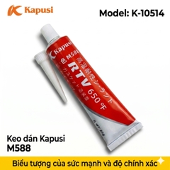 Keo Silicone Chịu Nhiệt Kapusi M588 RTV 650°F (343°C) 85g - Keo Làm Gioăng Động Cơ Ô Tô Xe Máy