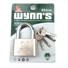 Ổ khóa treo tròn cao cấp Wynn's kích cỡ 40mm 50mm 60mm gia công tinh xảo, khóa treo chống trộm bảo vệ nhà cửa