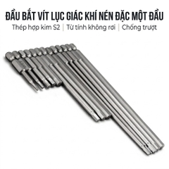 Bộ mũi lục giác chuôi 1/4 50mm-150mm