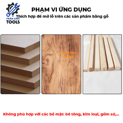 Mũi khoan gỗ xoắn dài chuôi lục giác