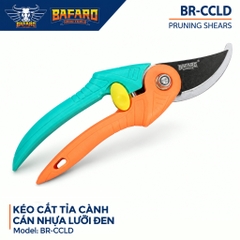 Kéo cắt cành cán nhựa lưỡi đen Bafaro