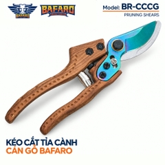 Kéo cắt cành cán gỗ Bafaro