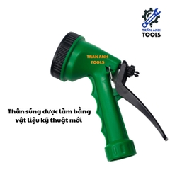 W0631 Súng Phun Nước Đầu 5 Lỗ – Đầu Phun Tiện Lợi, Phun Nước Mạnh Mẽ, Phù Hợp Tưới Cây Và Vệ Sinh