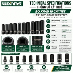 Bộ khẩu 10 chi tiết Wynn