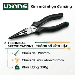 W508S-M Kìm mũi nhọn đa năng