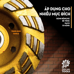 Đĩa Mài Kim Cương Vàng 100mm Wynn's – Dùng Cho Máy Mài Cầm Tay, Độ Bền Cao, Cắt Nhanh, Ít Mòn, Mài Siêu Êm