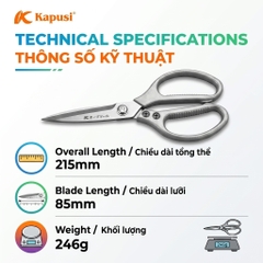 Kéo Cắt Thức Ăn Kapusi Japan SK5