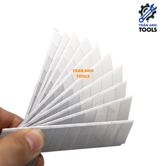 W0176B Lưỡi dao rọc giấy trắng 7 đốt Wynn's