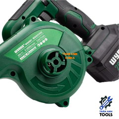 Máy thổi bụi pin Wynn's 20V dùng pin chân phổ thông động cơ đôi không chổi than, Máy hút thổi bụi 2 trong 1 công nghiệp