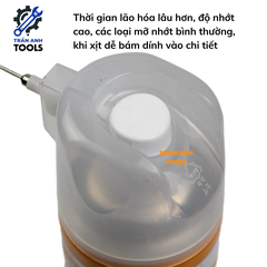 Bình Xịt Mỡ Chịu Nhiệt Filltech L-520 Mỡ Bôi Trơn Filltech Hàn Quốc Chịu Nhiệt Độ và Áp Lực Lớn