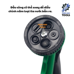W0631 Súng Phun Nước Đầu 5 Lỗ – Đầu Phun Tiện Lợi, Phun Nước Mạnh Mẽ, Phù Hợp Tưới Cây Và Vệ Sinh