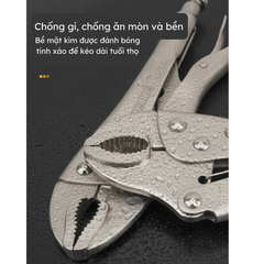 Kìm kẹp chết cán trơn Wynn's kích cỡ 7 inch và 10 inch, kìm chết, kìm bấm chết mini
