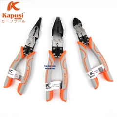 Kìm cắt, Kìm điện, Kìm nhọn đa năng Kapusi Japan chất liệu CRV siêu cứng, kìm đa năng chất lượng nhật bản