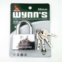 Ổ khóa vuông treo Wynn's kích cỡ 40-60mm dày dặn chắc chắn, ổ khóa cửa treo hàng chất lượng cao