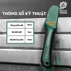 Dao Tuốt Cáp Lưỡi Thẳng Wynn's W4391 - Dao Rọc Cáp Chuyên Dụng, Thiết Kế Công Thái Học, Đầu Bọc Bảo Vệ An Toàn